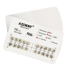 10Packs Dental Orthodontic Brackets Mini Roth 022 Hooks 345 Metal Ultrathin