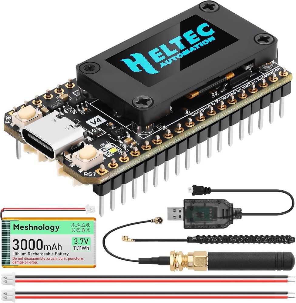 Heltec LoRa V4 Wireless Board WiFi Bluetooth OLED 915MHz for Arduino LoRaWAN DIY