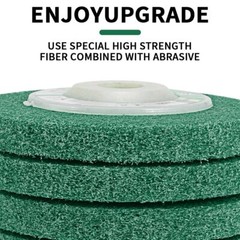 4” 100mm Nylon Fiber Wheel Abrasive Polishing Buffing Disc Pad Angle Grinder