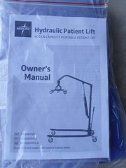 Medline Manual Hydraulic Patient Lift, Hoyer Lift 6-Point Cradle – MDS88200D