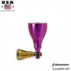 Dental Healing Abutment Fits Hiossen/Nobel/DIO UF/Straumann Implant Healing Caps