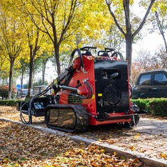 Heavy Duty Flail Mower Attachment for TYPHON STOMP Mini Skid Steer 1450mm