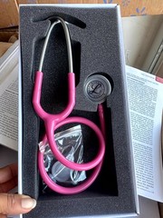 Pink Cardiology Dual Head Stethoscope – Nurse Doctor
