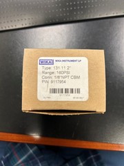 WIKA 2″ Dial 0-160 psi 1/8″ NPT Back Mount Stainless Steel PN 9117954