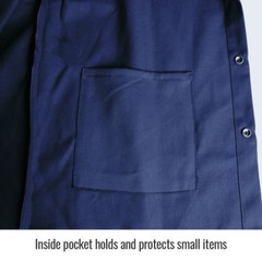 Revco Black Stallion 30″ FN9-30C 9 oz Cotton FR Navy Welding Jacket Size Large