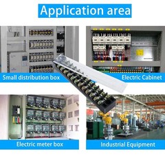 5Pcs Dual Row 12 Positions Screw Terminal Electric Barrier Strip Block 15A 600V