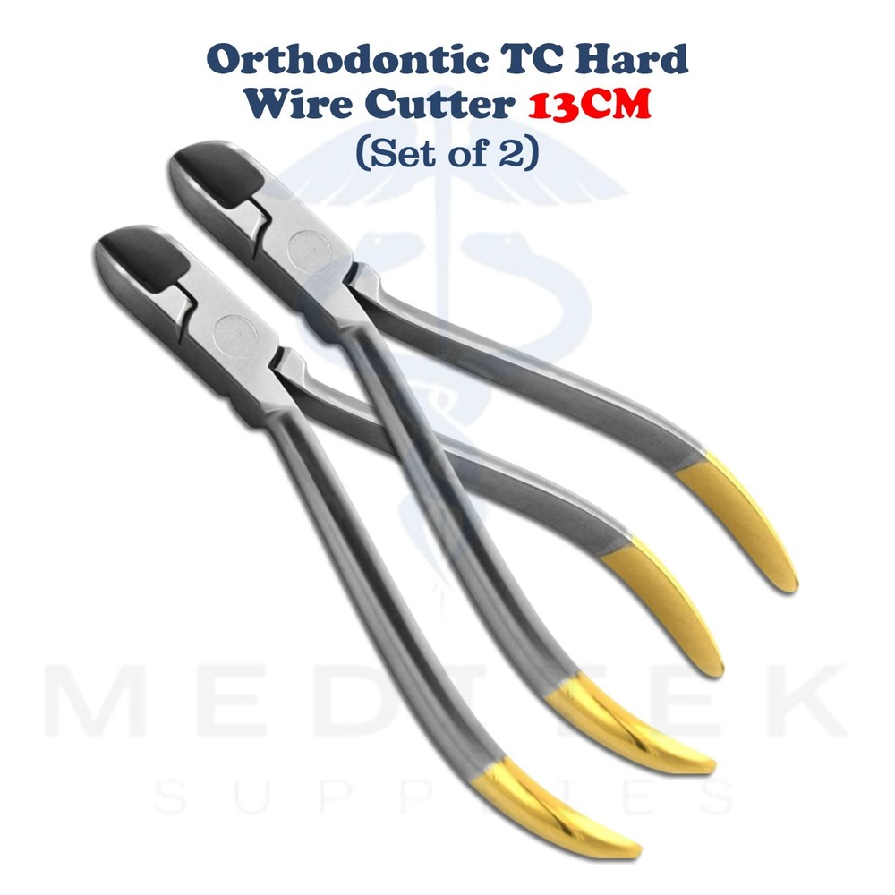 2 X Orthodontic Braces Pin Pliers Dental Hard Wire Cutter TC CE