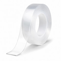 Nano Double Sided Tape Clear Strong Adhesive Removable 39in x 0.87in
