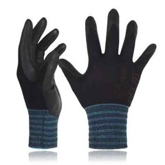 Premium Nylon Work Gloves FN320 – Firm Nitrile Grip, 3D-Comfort Stretchy Fit Med