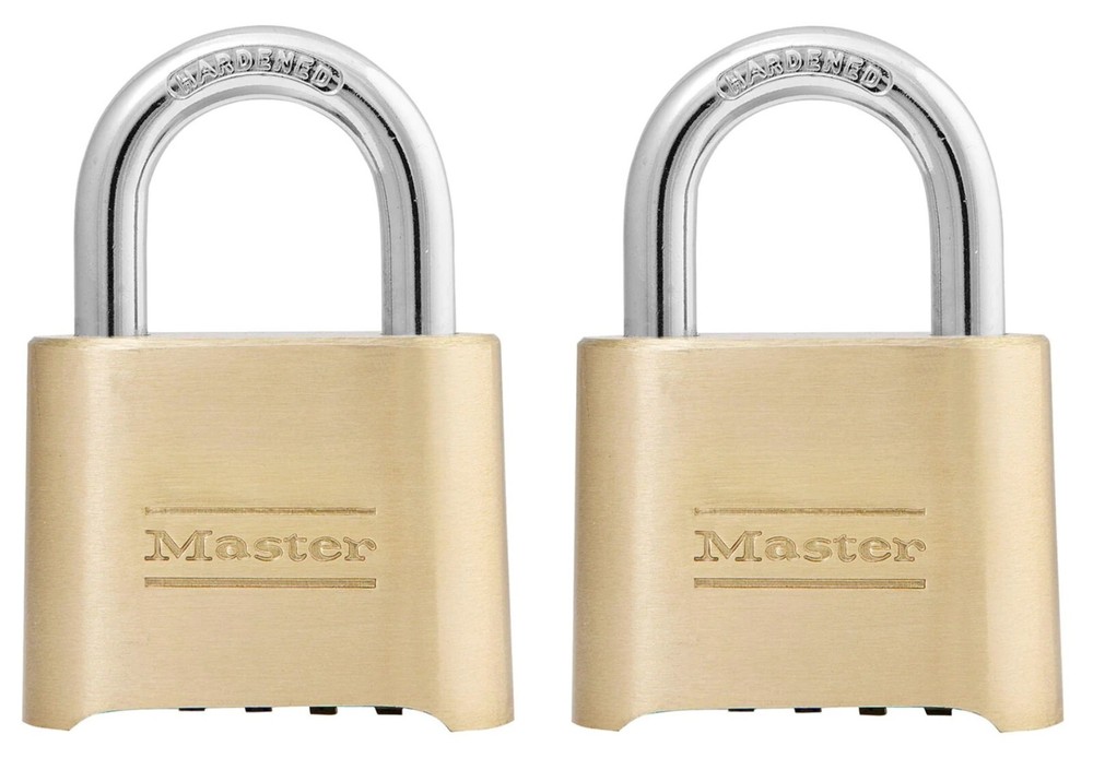 Master # 175D 2″ Resettable Zinc DieCast Combination Padlocks -Pack of 2