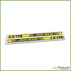 LX178 Lawn Tractor Hood Both Left Right Stripes Decals Stickers Part