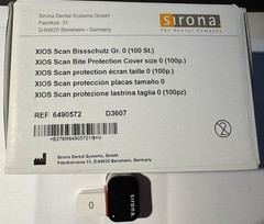 Xios Scan Memory Sheets, Storage Boxes, Bite Protection + Hygiene Protection Sleeves