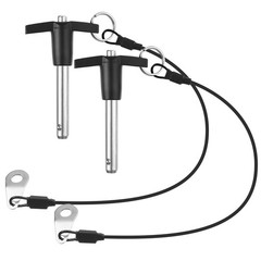 2 Pack T Handle Quick Release Pin 3/8 Inch Diameter304 Stainless Steel Ball L…