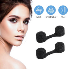 100 Pieces Nose Plug Filter Disposable Nose Dust Filters Nostril Filters Spray