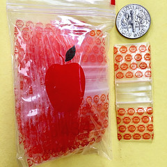 3434 MINI DESIGN ZIP BAGS 3/4″ X 3/4″ / 100PCS / 36 DSN TO CHOOSE, READ DETAILS