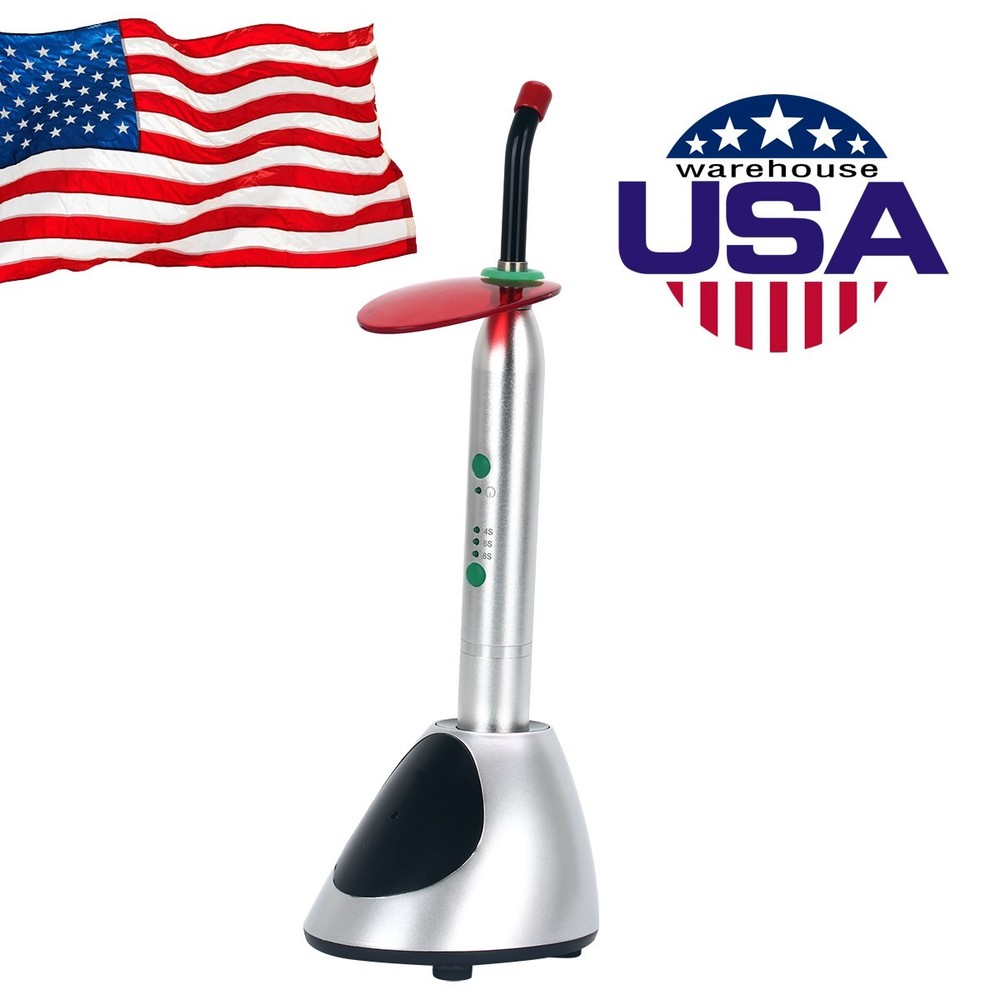 1-10 Dental LED Curing Light Lamp 2000mw High Power Blue Light Ortho Bracket Use