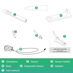 Dental Surgical 360° Rotating Implant Locator 3D Smart Spotting Implant Detector