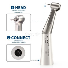 Dental Low Speed Handpiece Kit Contra Angle/Straight Push Button B2/M4 Air Motor