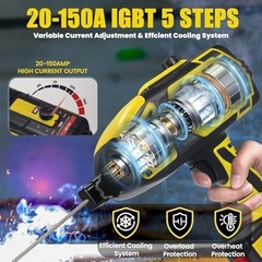 Saker Portable Electric Welding Machine,110V Portable Welder Handheld with IG