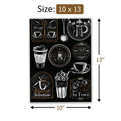 10×13 (100) Coffee Bean Coffee Shop Designer Poly Mailers Shipping Envelopes …