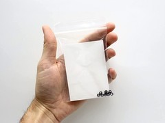 3x1mm BN90 O-Ring [3mm ID, 1mm CS, 5mm OD, Buna Nitrile, 90 Durometer] (10 Pack)