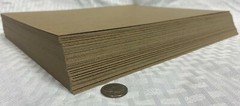 8 x 10 Chipboard Pads/Sheets; 022 pt.; Qty: 100 carton pack. Direct From Mill