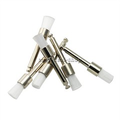 200 Pcs Dental White & Colorful Nylon Latch Flat Polishing Polisher Prophy Brush