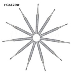 Dental Carbide Bur FG 329 Pear for High Speed Handpiece Friction Grip Brand New