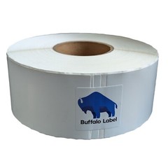3″ x 8″ x 700 Labels, White Gloss BOPP Roll Inkjet Labels, 3″ Core, Blank
