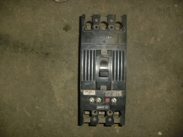 GE TFJ236200 Circuit Breaker 3 Pole 200 Amp 600 Volt AC General Electric