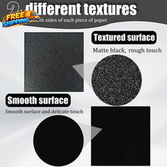 Pack of 2 ABS Plastic Sheet, Black Plastic Sheet 8″ X 12″ X 1/8″ Thick (3Mm) Rig