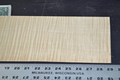 Curly Maple Raw Wood Veneer Sheet 5.5 x 31 inches 1/42nd 4666-43