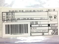 90814-3812 MOLEX CONN HEADER 12PS 1.27MM SMD GO ROHS 5 PIECES