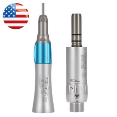 ASK Dental Slow Low Speed Handpiece Straight Air Motor E-type 2/4 Hole Fit NSK