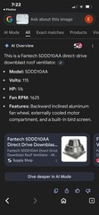 Fantech 5DDD106A Direct Drive Downblast Roof Ventalator