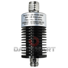 New In Box N Type RF Coaxial Attenuator DC-3GHz 25W
