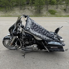 THIGHBRUSH® – LA NOCHE – Water Repellent Motorcycle Cover and Sunshade