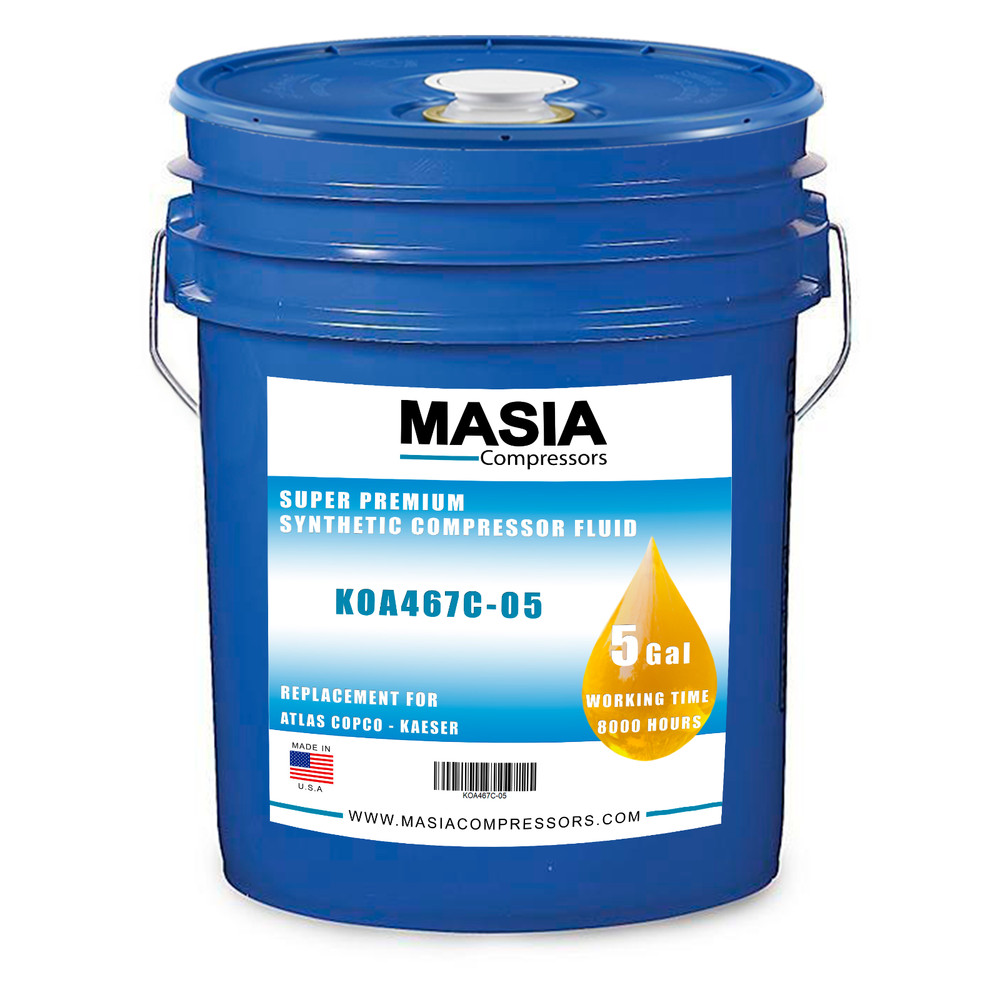 XSTORE 1630-0160-00 Atlas Copco Paroil S Oil for Portable Compressors 5-Gal Pail