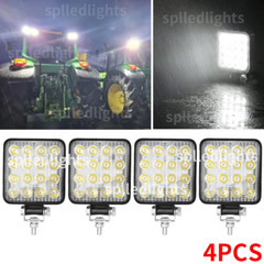12V 4inch 60W LED Work Light Headlights fit John Deere Case New Holland Tractor