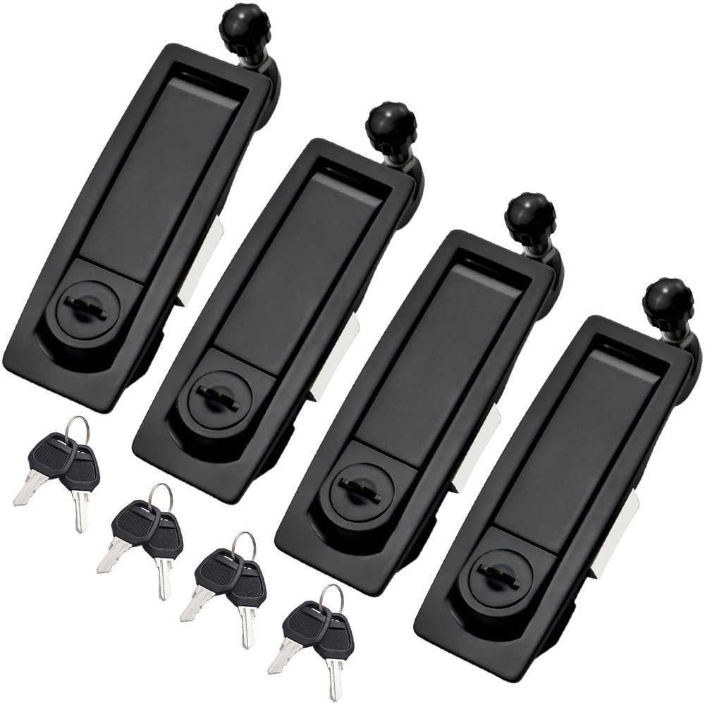 Compression Latch with Lock Trigger Latch Adjustable Grip 0.55″-1.46″, 4 Pack