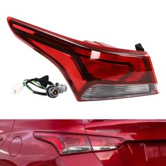 2017-2019 Hyundai Accent Rear Tail Light Assembly Left+Right Halogen Clear Lens