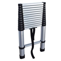 10.5/12.5/14.5FT Aluminum Non-Slip Telescoping Ladder Extension Folding Ladders