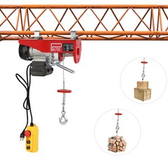 Electric Hoist PA700 1543lbs Lift with Wired Remote Control 110V
