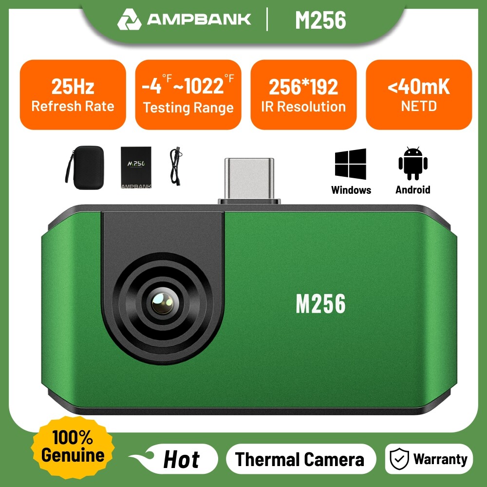 AMPBANK M256 – IR Thermal Imaging Camera for Android (USB-C) Smartphones 256*192