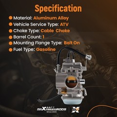 New Carburetor for Arctic Cat 400 2X4 4X4 500 4×4 1998-2001 0470-361, 0470-362