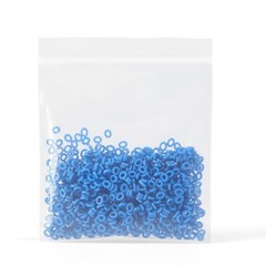 1000 Pcs Dental Separators Orthodontic Elastics Ties Teeth Gap Radio Opaque Blue