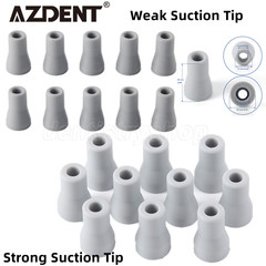 Dental Saliva Ejector Weak/Strong Suction Rubber Snap Tip Adapter Replacement