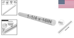 1.25″ Diameter 6061 T651 Solid Aluminum Round Rod – 16″ Long for Various Uses
