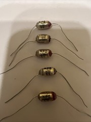 470 pF POLYSTYRENE FILM CAPACITOR 160 VOLTS 5% Tolerance New Lot of 5 by NPC