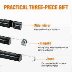 3in1 HD Endoscope Camera Micro Inspection Borescope Camera IP67 for Android PC